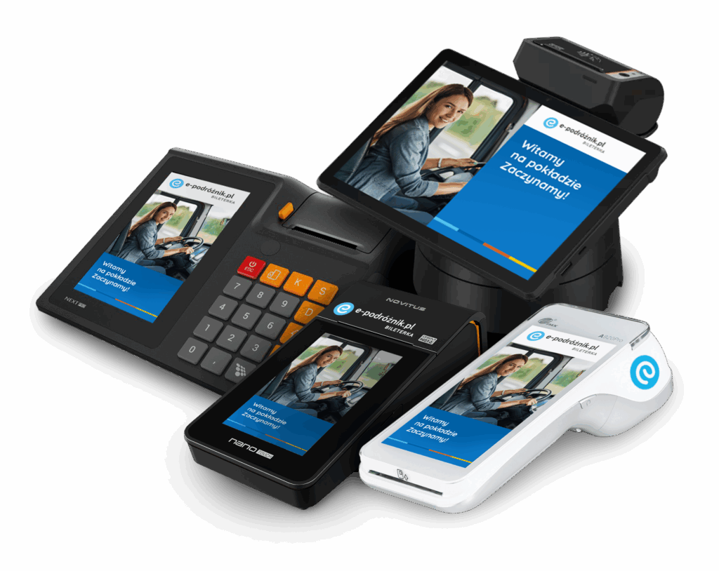 bileterka autobusowa - szeroka gama urządzeń